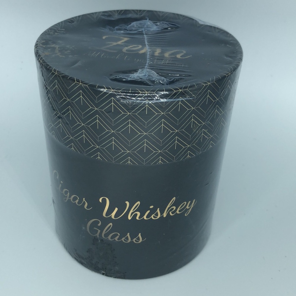 Brand new stylish zena cigar whiskey glass